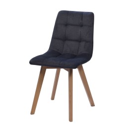 Chaise Archibald grise en...