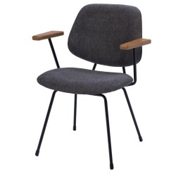 Chaise Arnold grise en...
