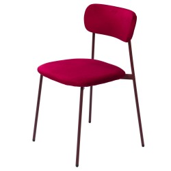 Chaise Elma framboise en...