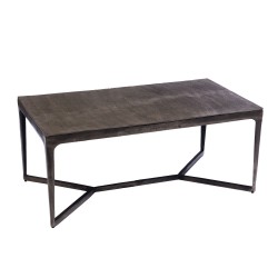 Table basse en aluminium