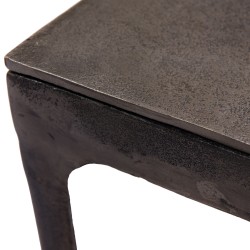 Table basse en aluminium