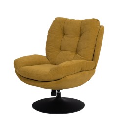 Fauteuil Magnum moutarde black
