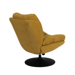 Fauteuil Magnum moutarde black
