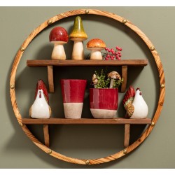 Cache pot Belga cerise 13 cm