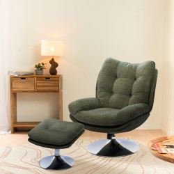 Repose pied Magnum Vert Chrome