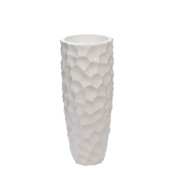 Vase Cactus blanc 90 cm