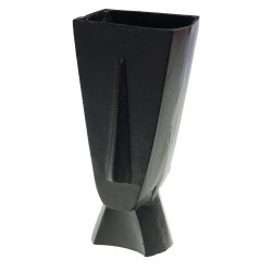 Vase Visage noir 30 cm