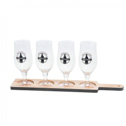 Planche à bière 4 verres...