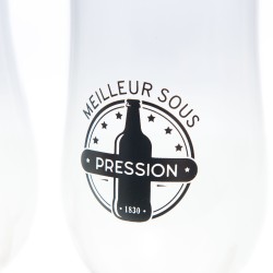 Planche à bière 4 verres pression