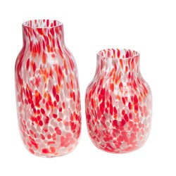 Vase Izak rouge 22 cm