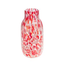 Vase Izak rouge ciel 28 cm