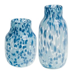 Vase Izak bleu ciel 28 cm
