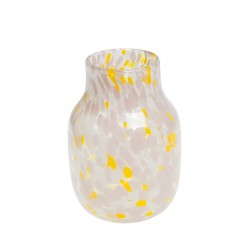 Vase Izak jaune et rose...