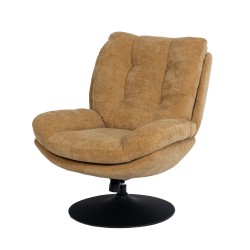 Fauteuil Camel moutarde