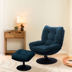 Repose pied Magnum Bleu Black