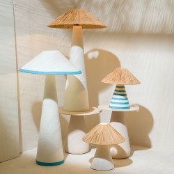 Lampe Livia blanche
