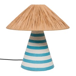 Lampe Livia bleue