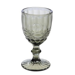Boîte de 6 verres à pied gris