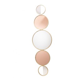 Miroir multi ronds 40 x 140 cm