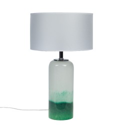 Lampe Amazonia abat jour nacré