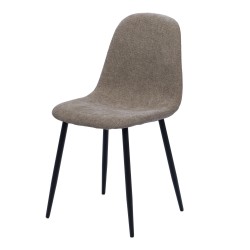 Chaise Ariane marron en...