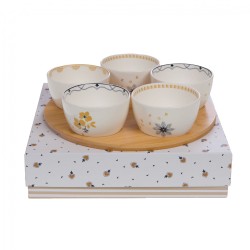 Coffret 5 bols Poésie