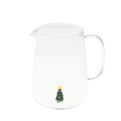 Pichet en verre Sapin de Noël
