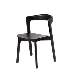 Chaise Félix noire en bois