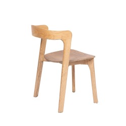 Chaise Félix en bois massif naturel