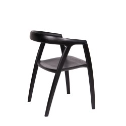 Fauteuil Félix noir