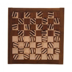 Boîte dames en bois