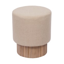 Tabouret grand modèle en teck