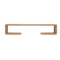 Étagère murale rectangulaire en teck L100 cm Calopsite