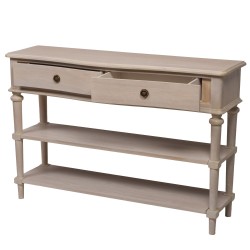 Console 2 tiroirs Carrousel