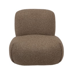 Fauteuil marron Cyrus