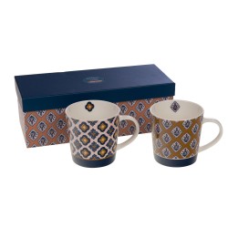 Coffret de 2 mugs Laure 45 cl