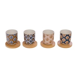 Coffret de 4 tasses expresso Laure