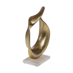 Décoration à poser Twisty Gold hauteur 32 cm
