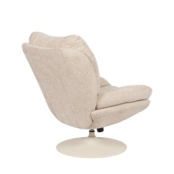 Fauteuil Magnum beige et blanc