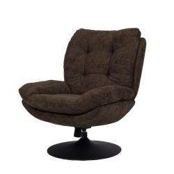 Fauteuil Magnum marron et noir