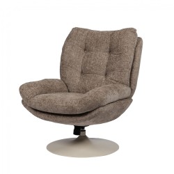 Fauteuil Magnum taupe blanc