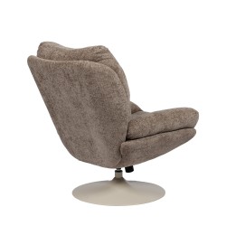 Fauteuil Magnum taupe blanc
