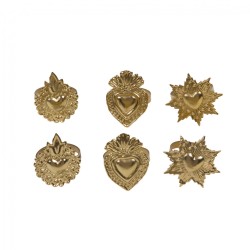 Coffret de 6 ronds de serviettes Exvoto