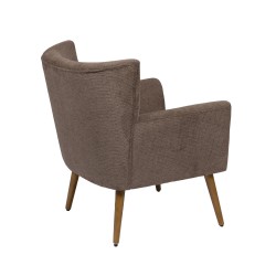 Fauteuil Léon taupe