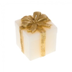 Bougie cadeau crème...