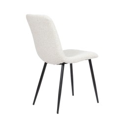 Chaises Curt crème (lot de 4)