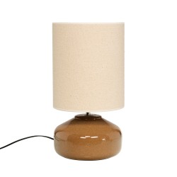 Lampe Domitille marron en céramique 54 cm