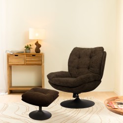 Repose pied Magnum marron Black