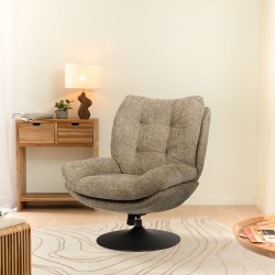 Fauteuil Magnum taupe black