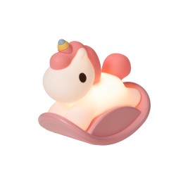 Veilleuse Licorne rose et...